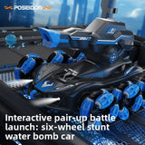 Children's six-wheeled tank