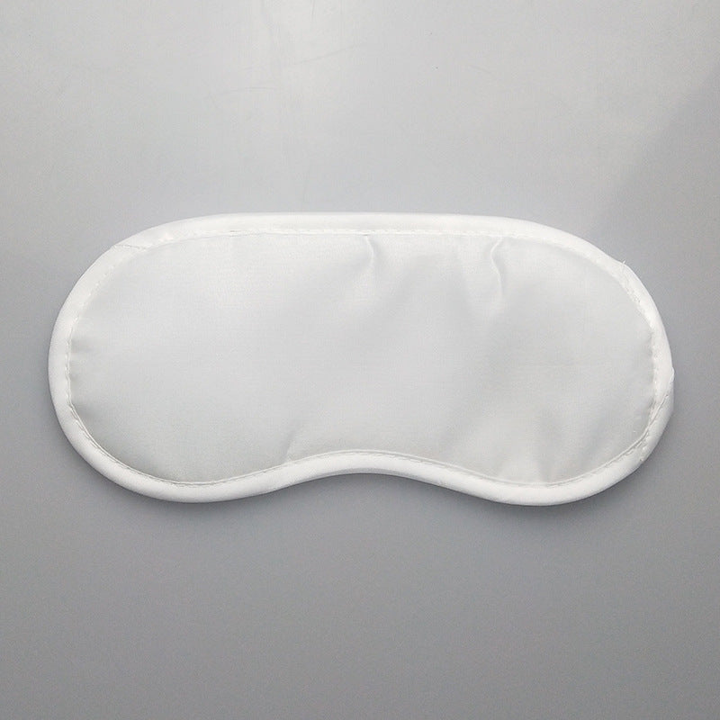Disposable Polyester Sleep Mask Adjustable Soft Blackout Blindfold for Travel Hotel Nap