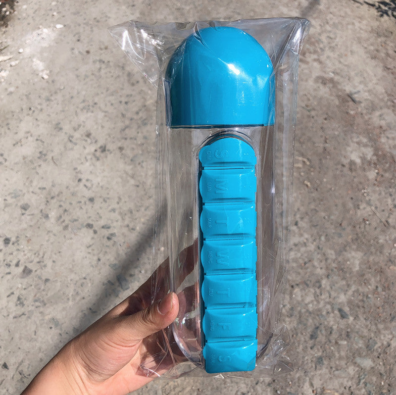 Multifunctional Two-in-One Water Bottle Pill Organizer product image 6