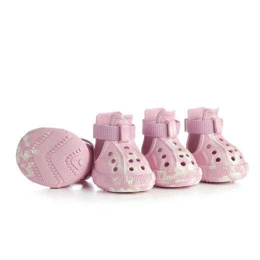 Dog luminous dog shoes are breathable in summer