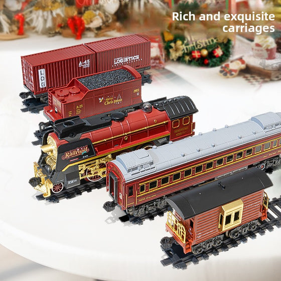 Christmas electric remote control train toy product image 2