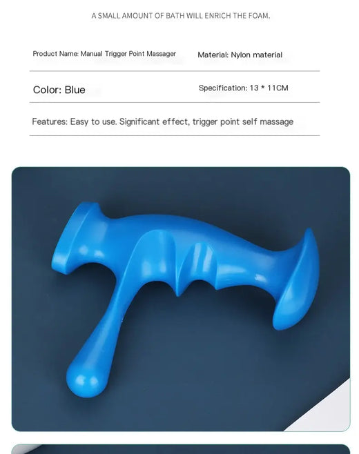 Trigger point massager size reference