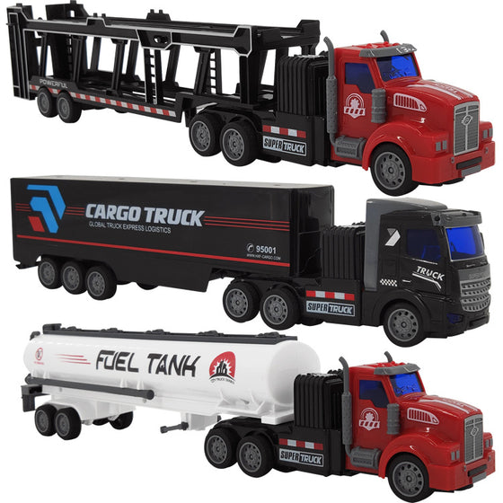 Children's remote-controlled semi-trailer toy car product image 5