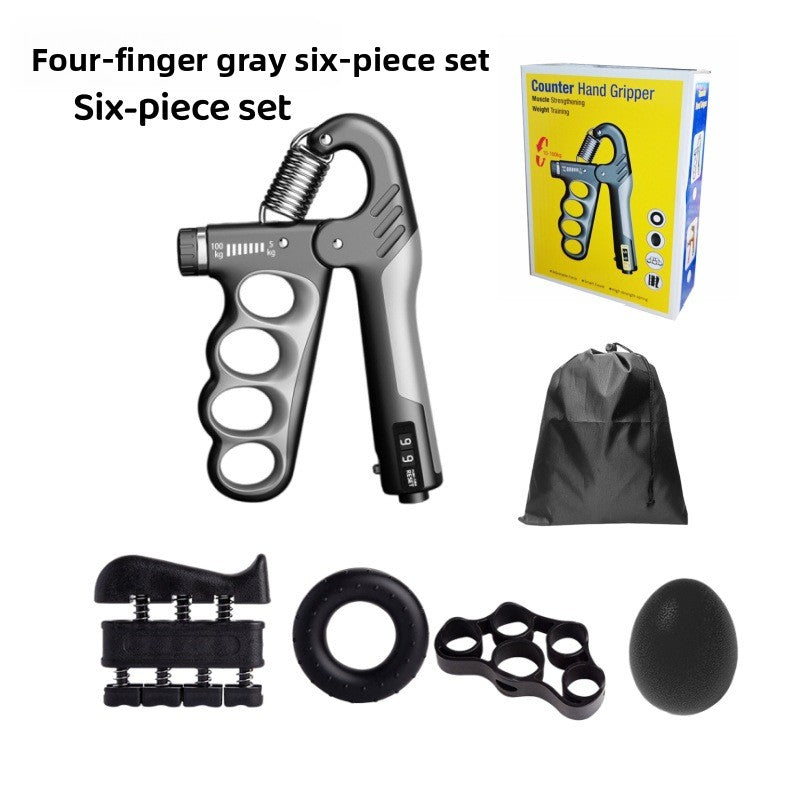 Adjustable Hand Grip Strengthener with Mechanical Counter