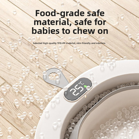 Foldable Baby Bathtub with Temperature Display product image 3