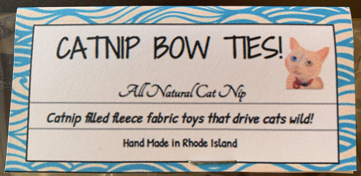 Catnip Bow Tie Cat Toys