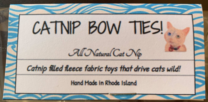 Catnip Bow Tie Cat Toys