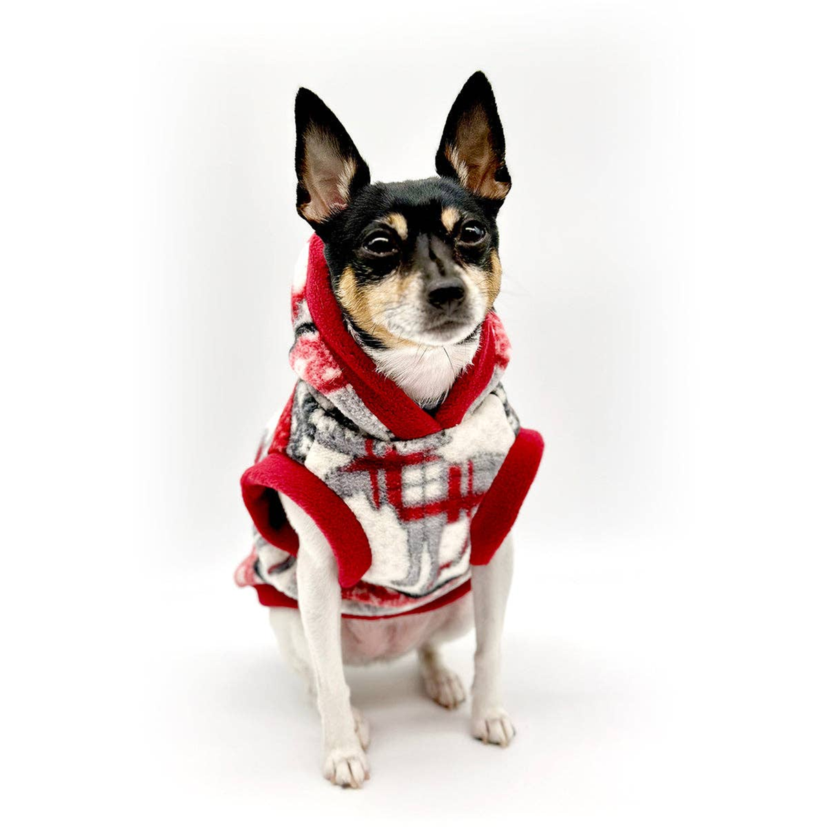 Through the Woods Fleece Dog Blanket Hoodie