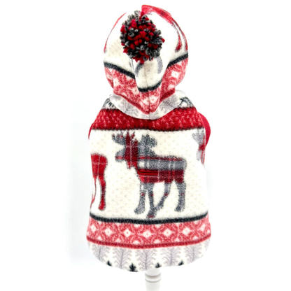 Through the Woods Fleece Dog Blanket Hoodie