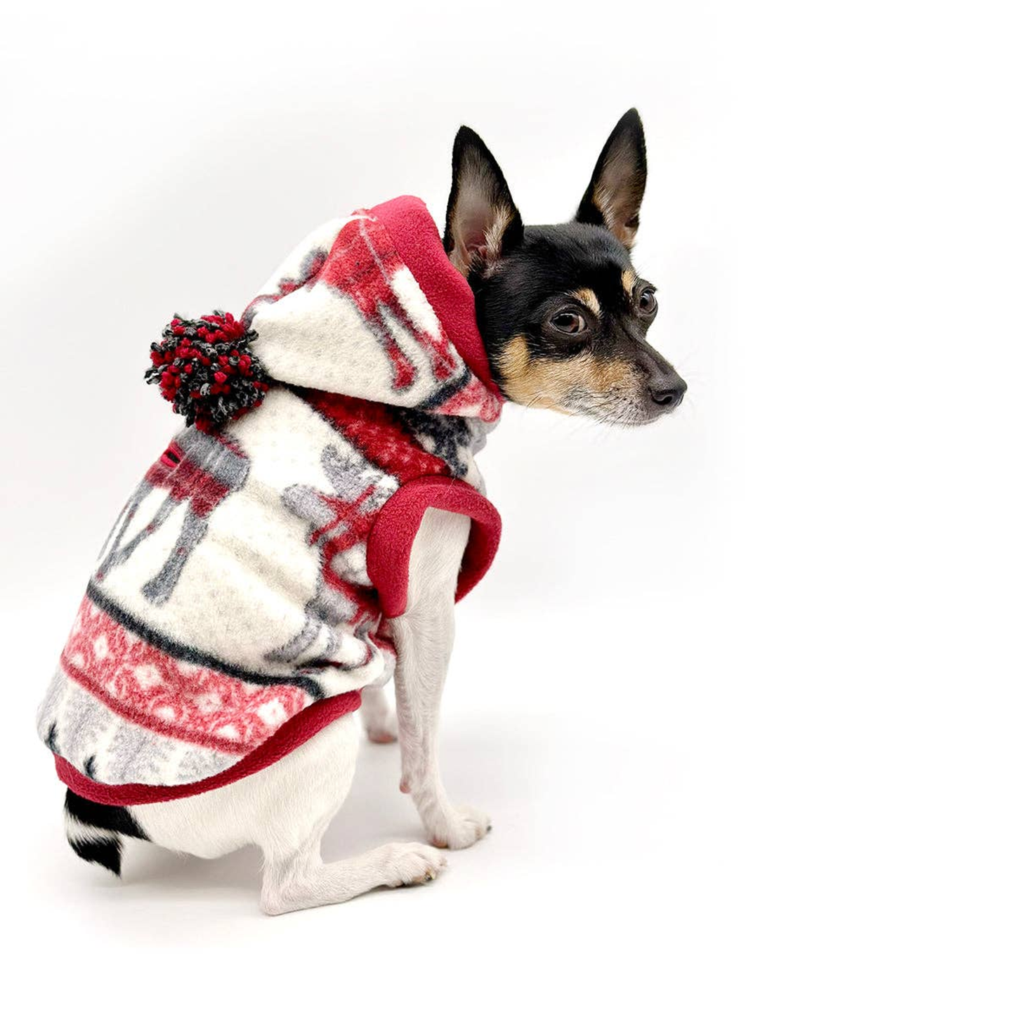 Through the Woods Fleece Dog Blanket Hoodie