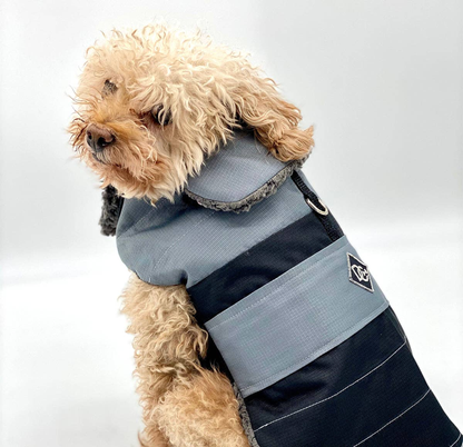 DCNY Water-Resistant Fleece-Lined Dog Coat