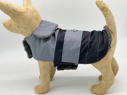 DCNY Water-Resistant Fleece-Lined Dog Coat