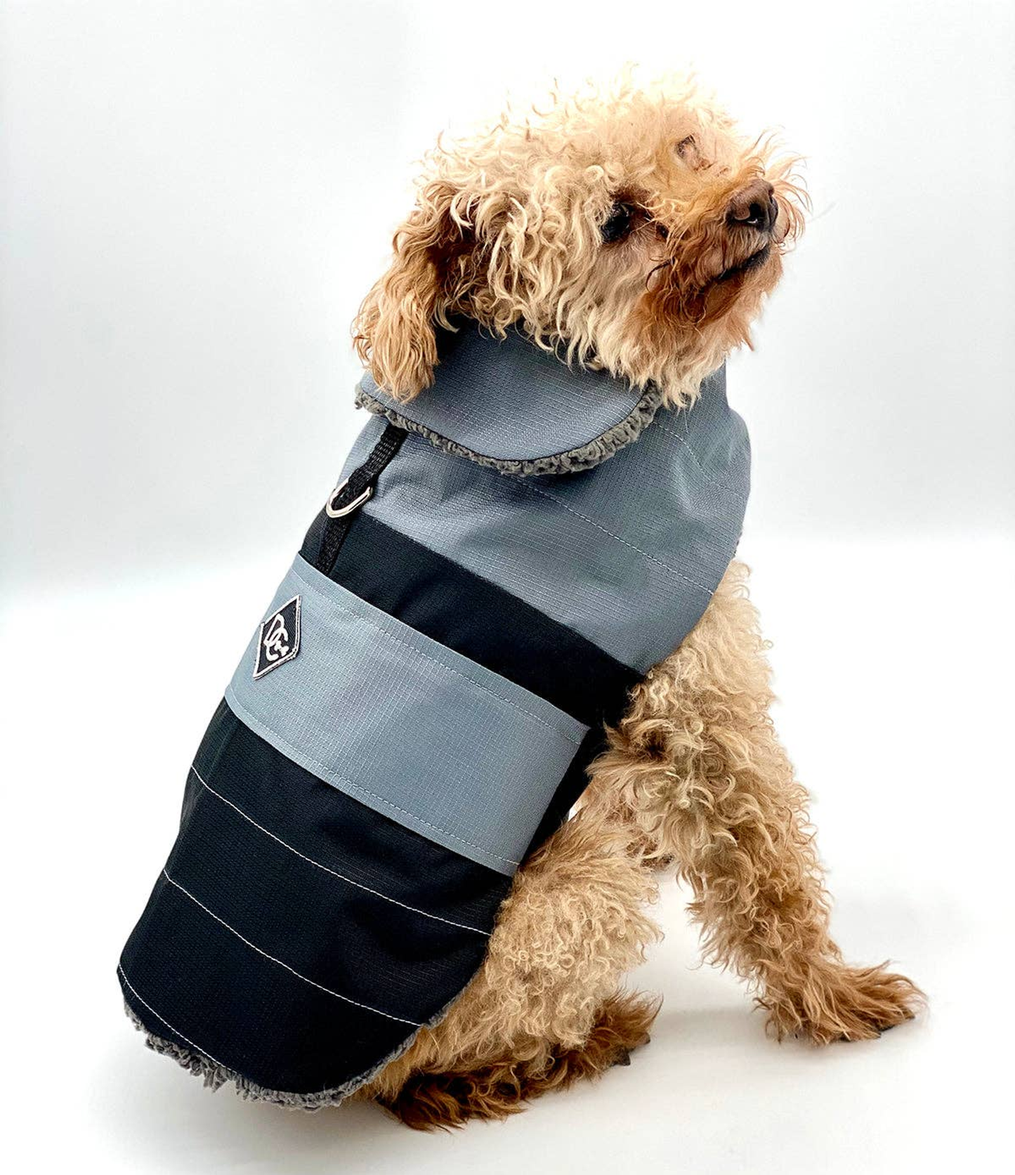 DCNY Water-Resistant Fleece-Lined Dog Coat