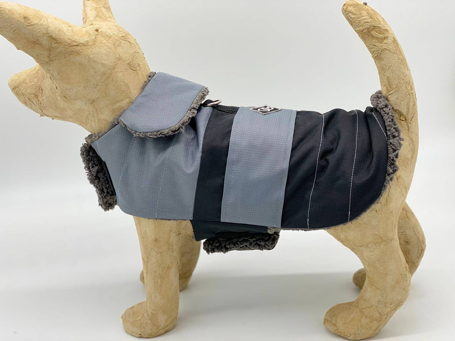 DCNY Water-Resistant Fleece-Lined Dog Coat