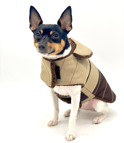 DCNY Water-Resistant Fleece-Lined Dog Coat
