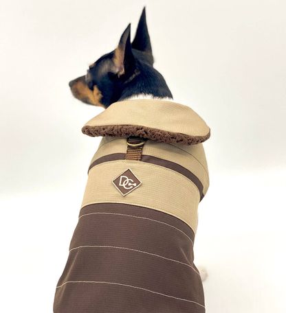 DCNY Water-Resistant Fleece-Lined Dog Coat