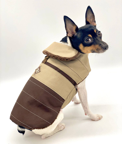 DCNY Water-Resistant Fleece-Lined Dog Coat