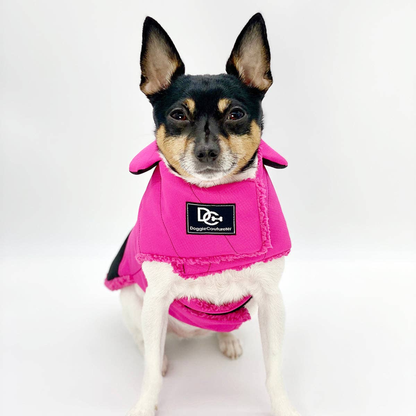 DCNY Water-Resistant Fleece-Lined Dog Coat