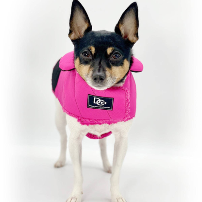 DCNY Water-Resistant Fleece-Lined Dog Coat