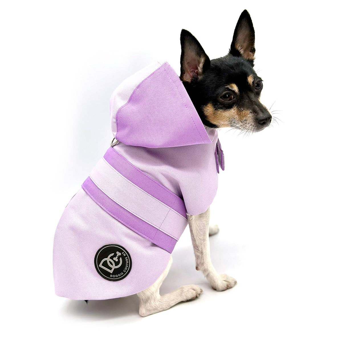 Sport Luxe Hooded Dog Raincoat