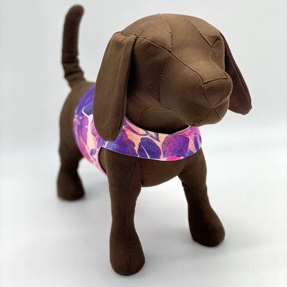 DCNY Purple Hibiscus Dog Harness Vest