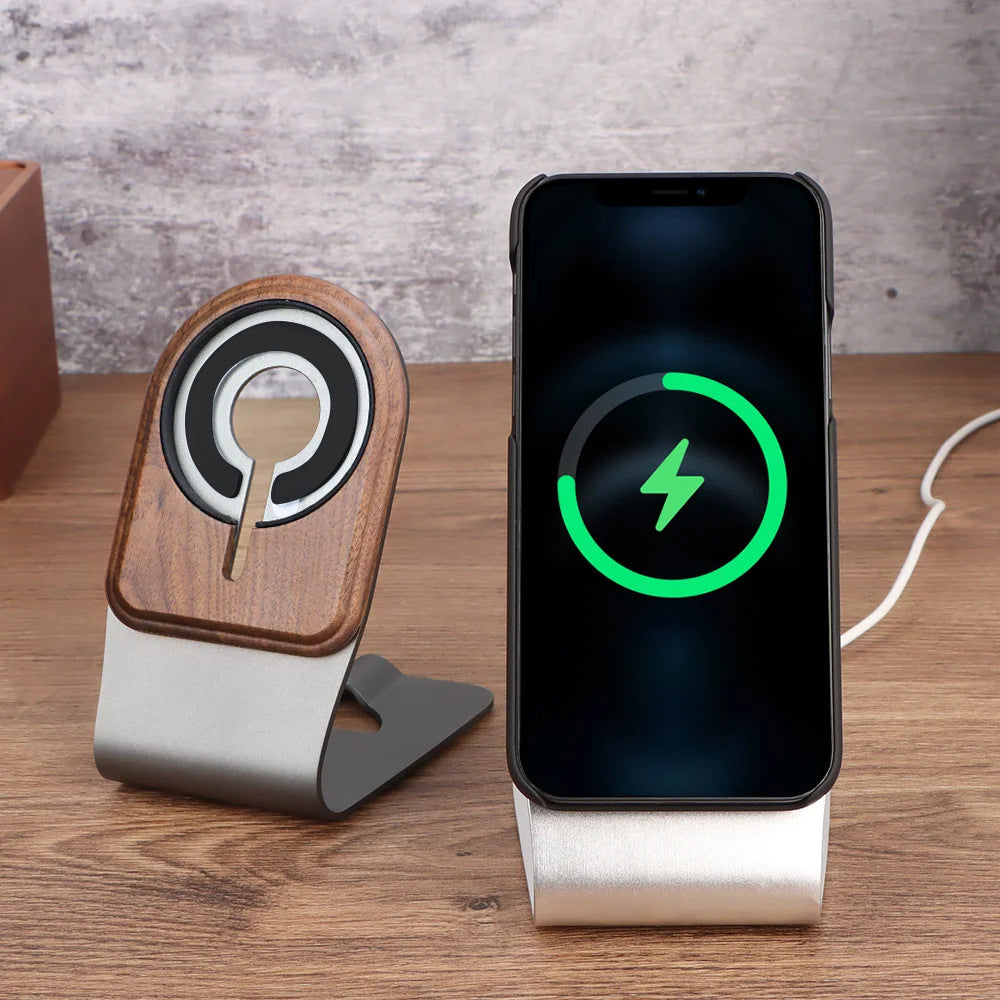 MagSafe Wooden Wireless Charging Stand for iPhone