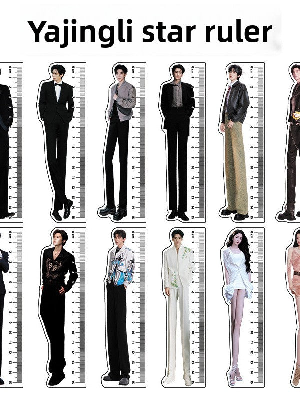 Celebrity Themed Acrylic Ruler