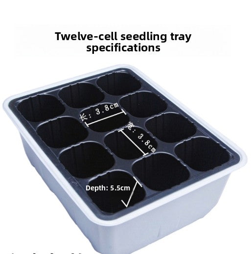 Seedling tray - 6/12 hole plastic cover for seedling pots