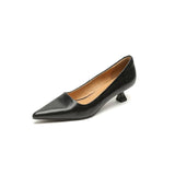 French Style Low Heel Pointed Toe Work Shoes