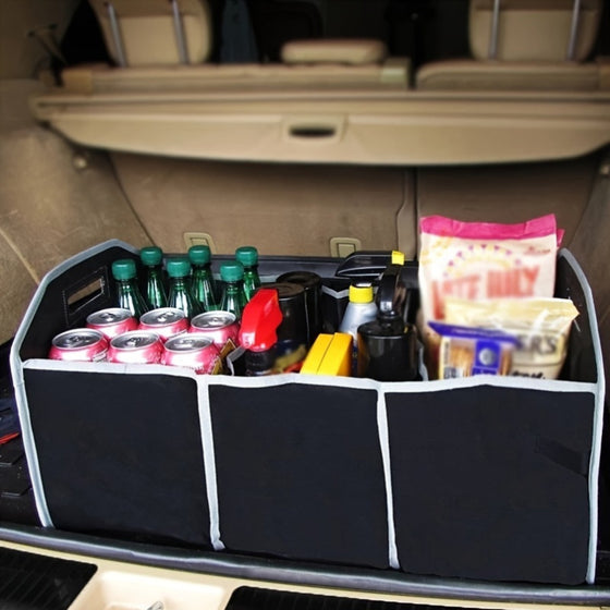 Car trunk organizer waterproof material close-up