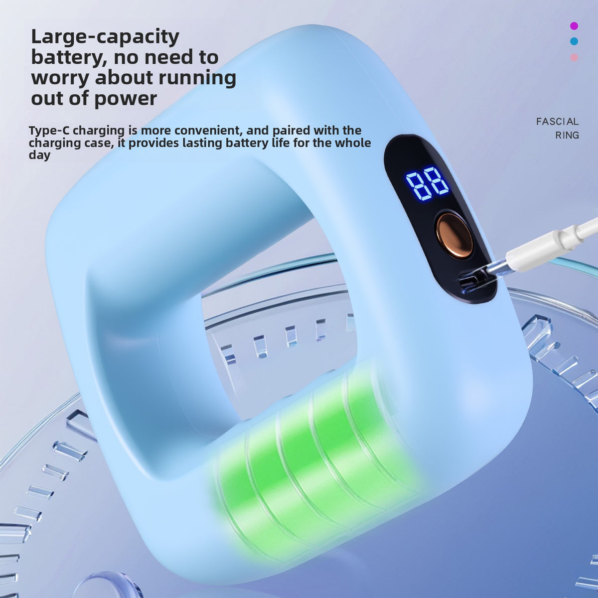 Shake-off fat-blasting machine
