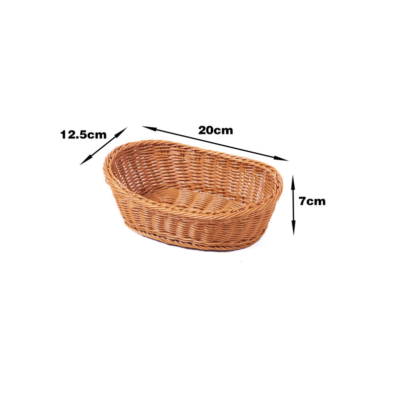 Imitation Rattan Fruit Storage Basket