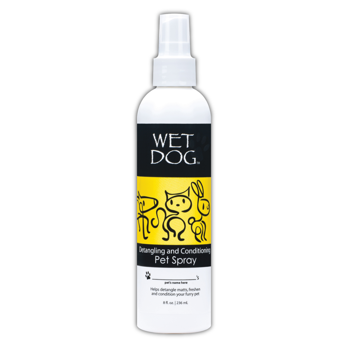 Wet Dog Detangling & Conditioning Pet Spray