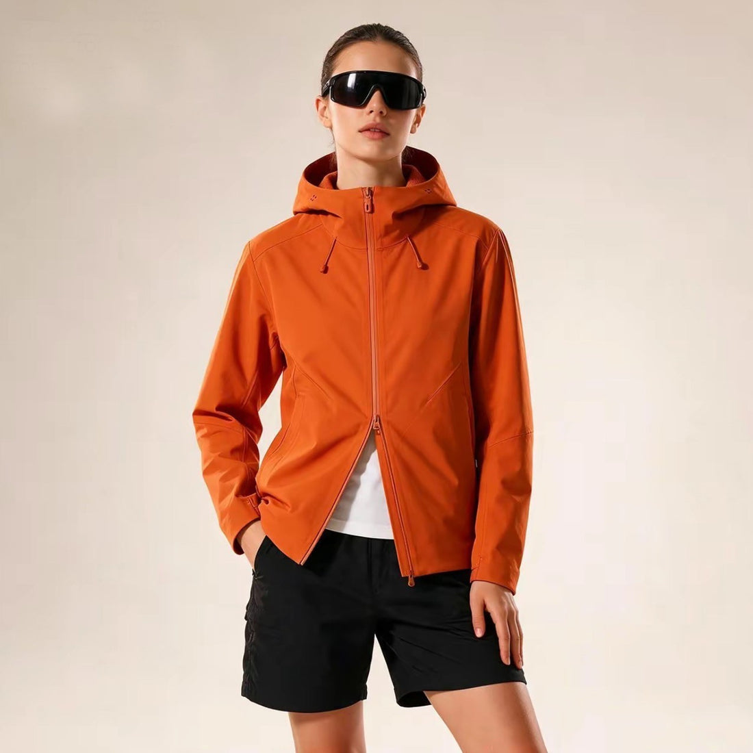 Jogging soft-shell jacket