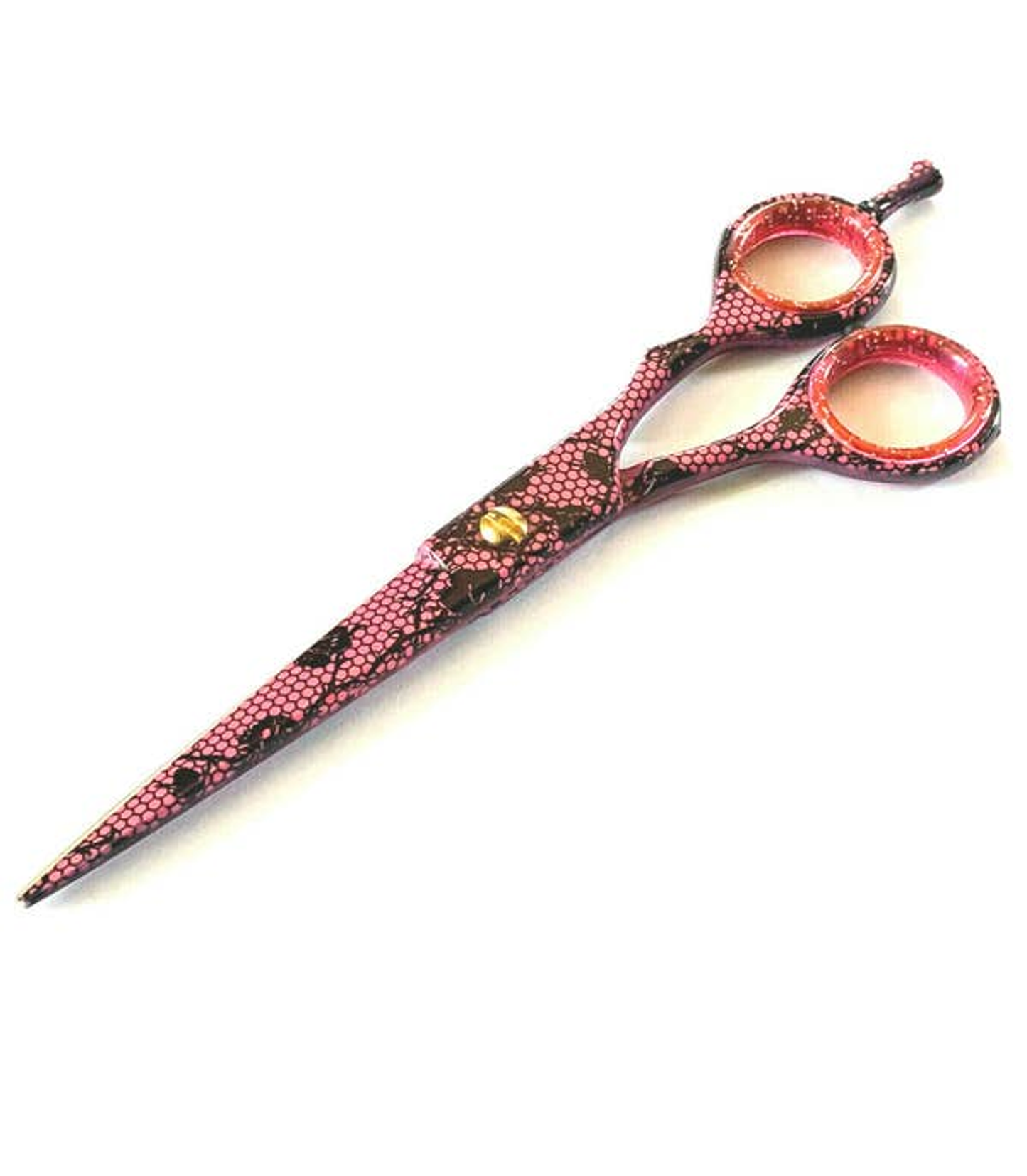 Pet Grooming Shears Pink Adjustable Stainless Steel