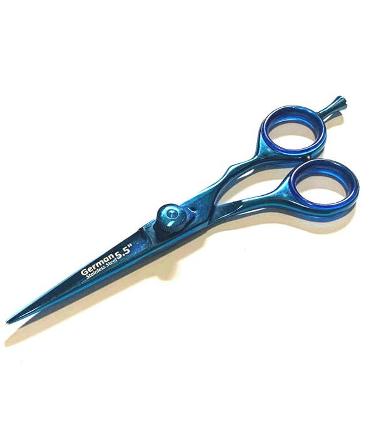 German Dog Grooming Shears 5.5-Inch Blue Stainless Steel