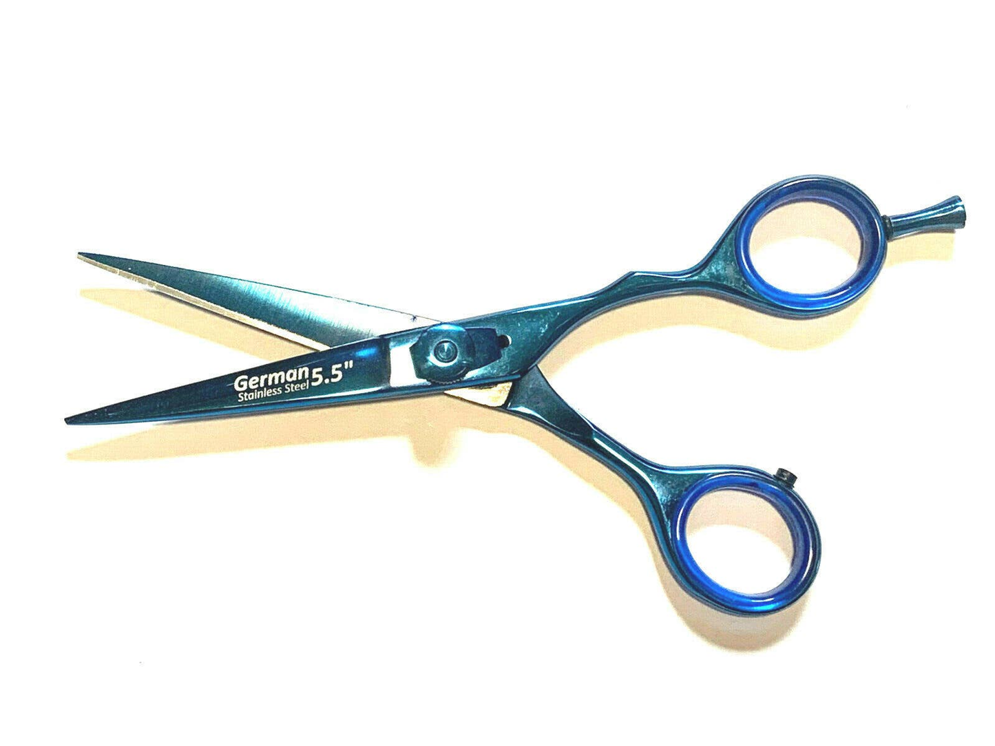 German Dog Grooming Shears 5.5-Inch Blue Stainless Steel