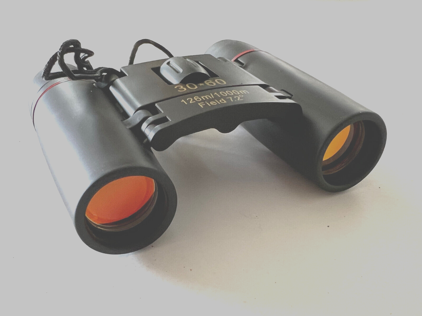 30x60 Compact Folding Binoculars with Case