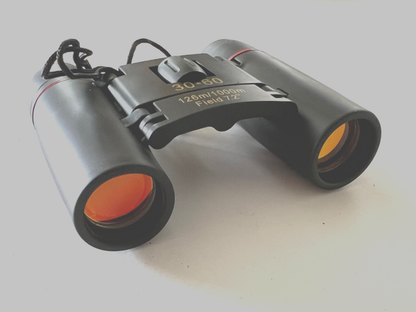 30x60 Compact Folding Binoculars with Case
