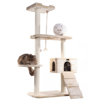 Armarkat 58-inch sisal cat tree, base detail