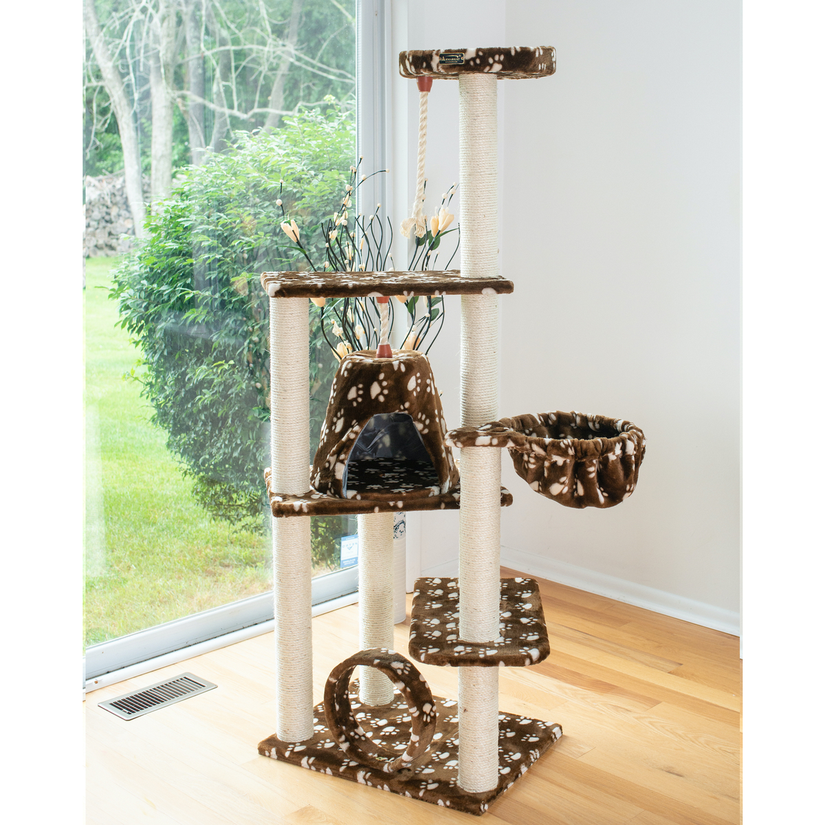 Armarkat Cat Tree with Hammock Bed for Cats and Kittens