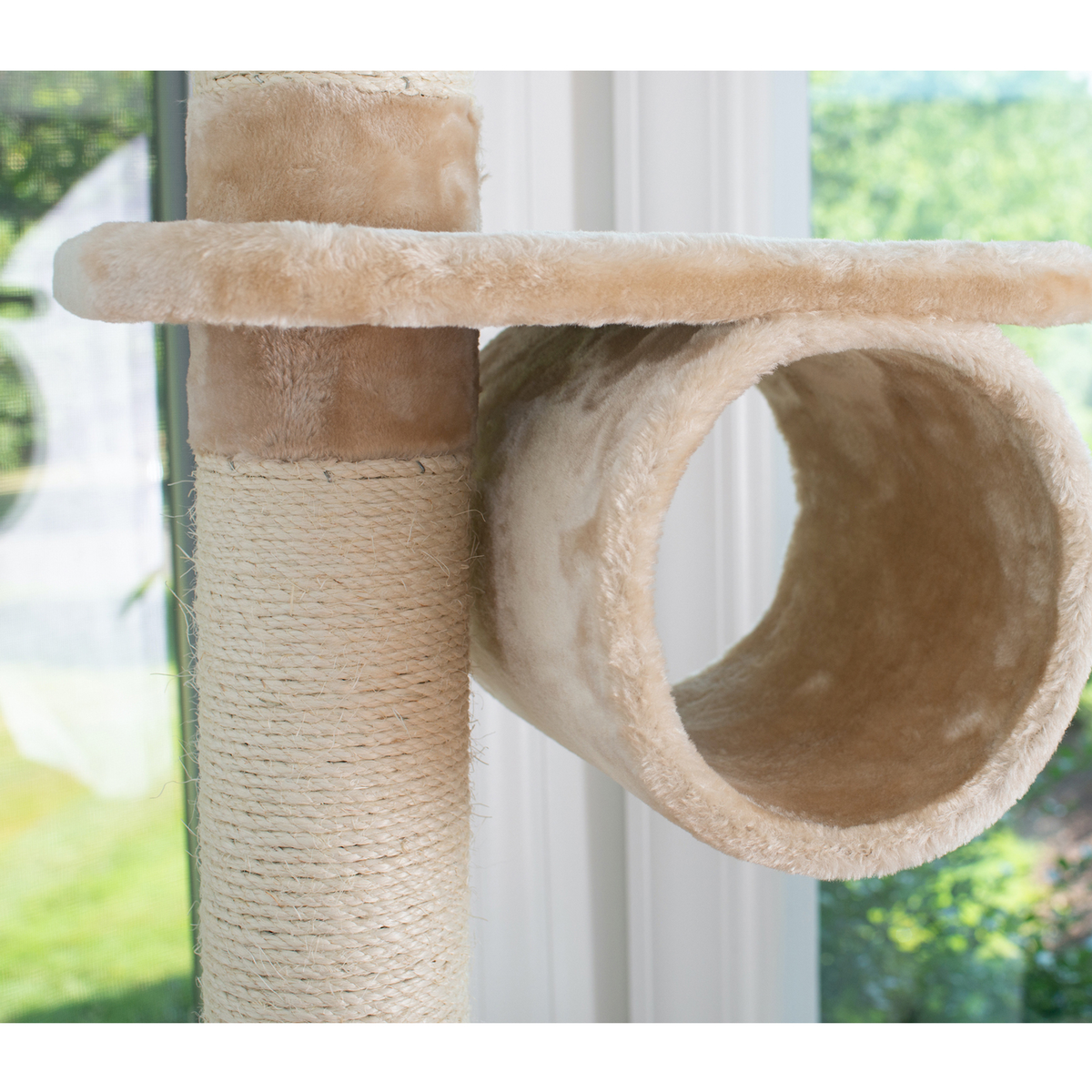 Armarkat 74" Real Wood Cat Tree with Sisal Posts