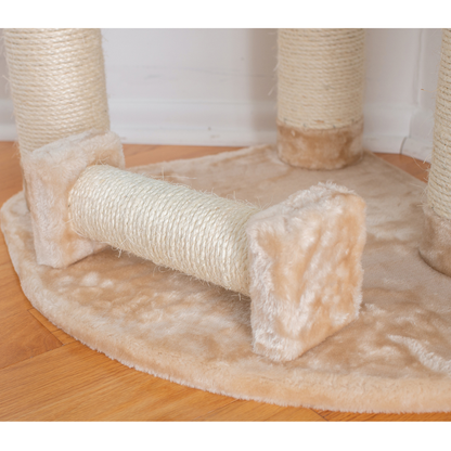 Armarkat 74" Real Wood Cat Tree with Sisal Posts