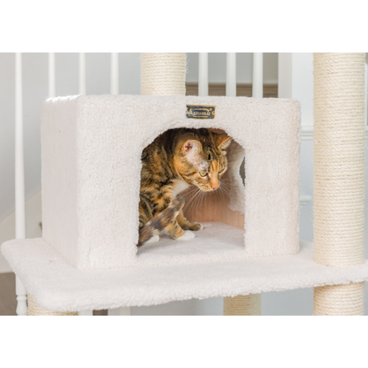 Armarkat Real Wood 78-Inch Ivory 6-Level Cat Tree