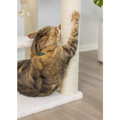 Armarkat Real Wood 78-Inch Ivory 6-Level Cat Tree