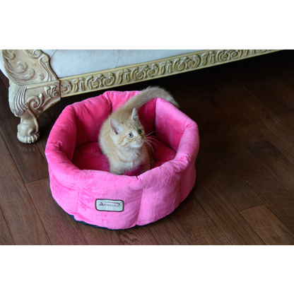 Armarkat Warm Cuddle Cat Bed, Pink