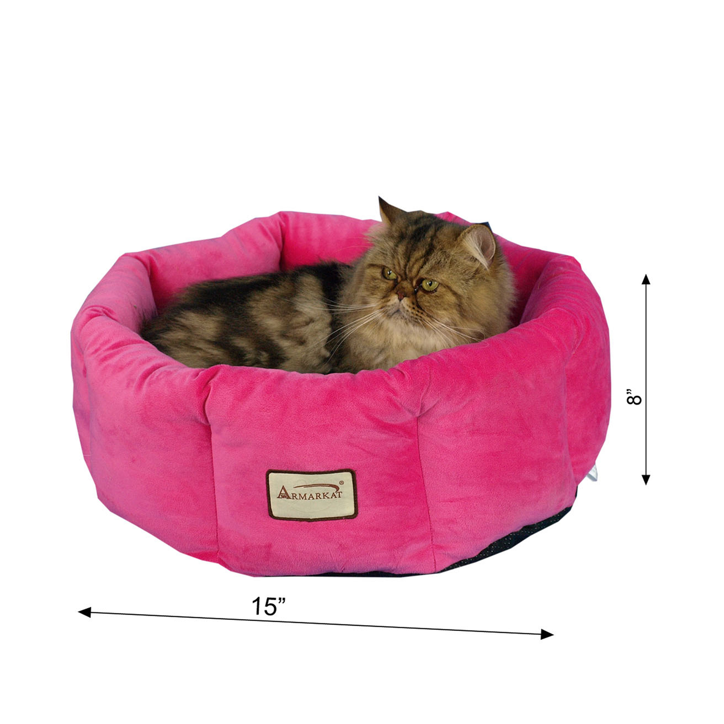 Armarkat Warm Cuddle Cat Bed, Pink
