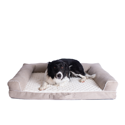 Armarkat Medium Bolstered Memory Foam Pet Bed