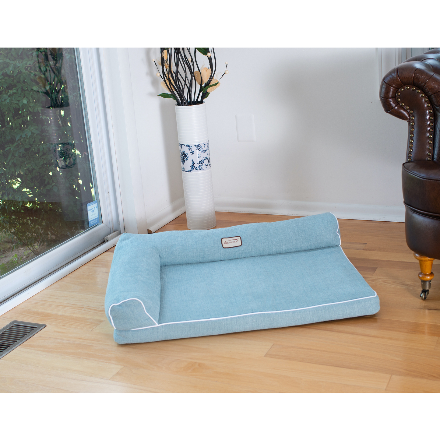 Armarkat Medium Bolstered Poly Fill Dog Pet Bed