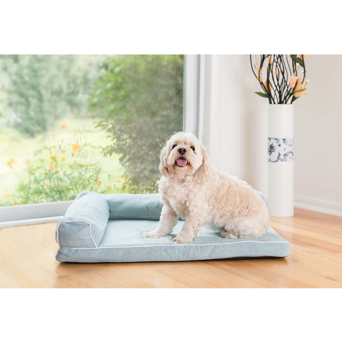 Armarkat Medium Bolstered Poly Fill Dog Pet Bed